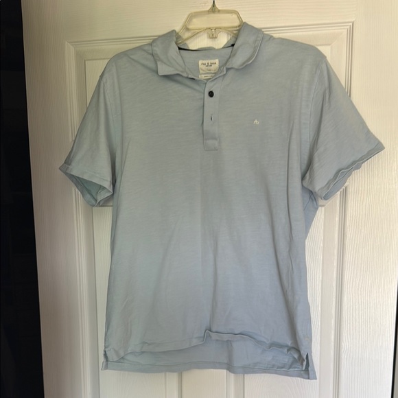 rag & bone Other - Rag & Bone Blue Polo Shirt Casual Essential